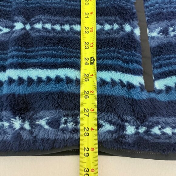 Ariat Men's Pullover Blue Depths Serape Polar Bear Fleece Hood Size Large NWT - Picture 12 of 12